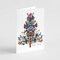 Butterfly Christmas Tree Cards - 24-Pack Holiday Greeting Cards with Unique Butterfly Tree Design, Perfect for Sending Merry Christmas & Happy Holiday Wishes, Blank Inside for Personalized Messages - Elegant and Nature-Inspired Festive Stationery Set